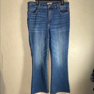 Kut from the kloth fab ab flare high rise jeans womens size 12.